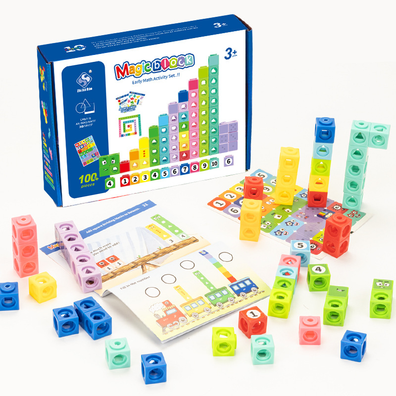 Math Manipulative Set - Digital Building Blocks 1-10 Mathematical Connection