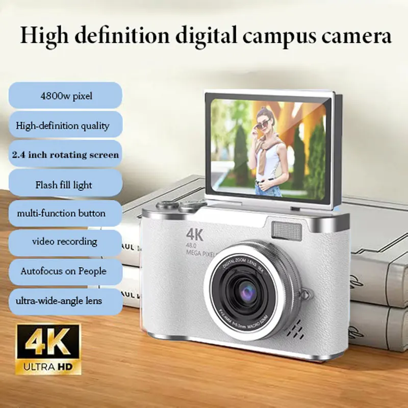 Japanese Kids Education - 4K Digital Camera 48MP Photography Camera