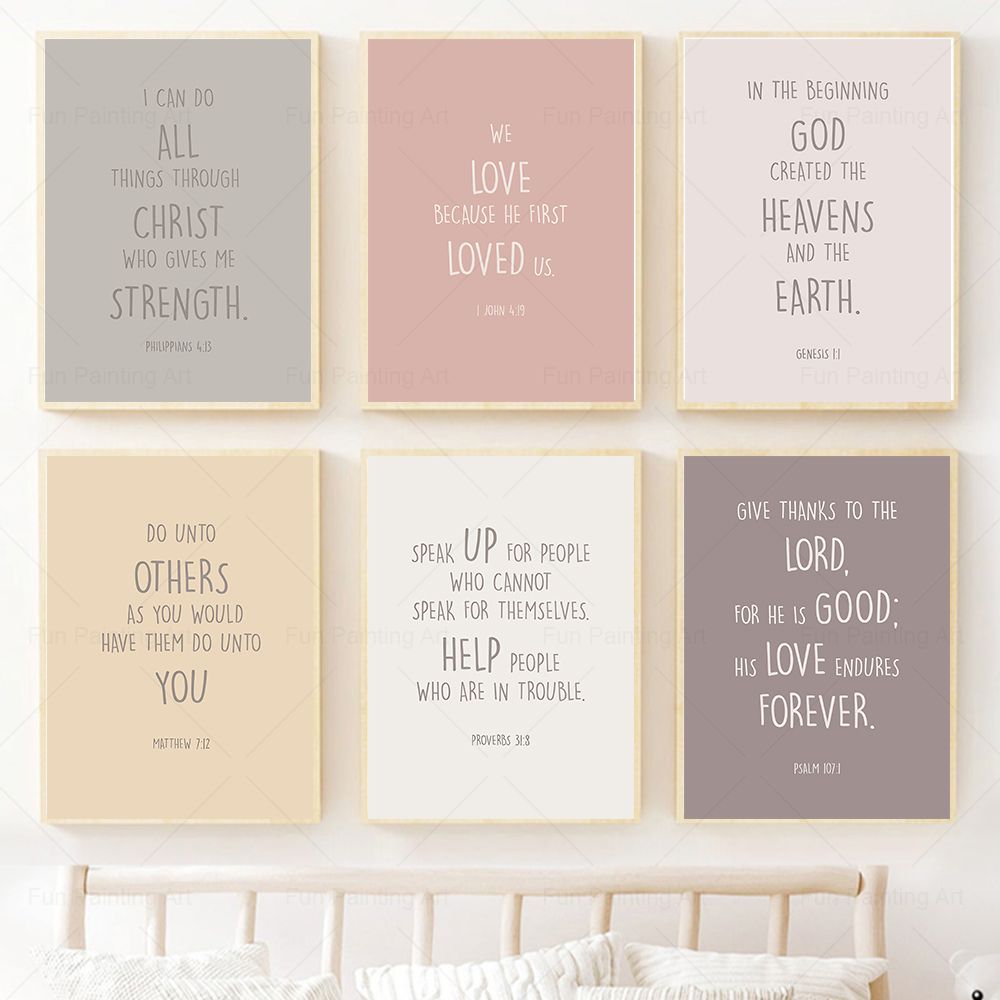 Kids Bible Verse Quotes Prints - đánh giá và giá School Kids Education Quotes