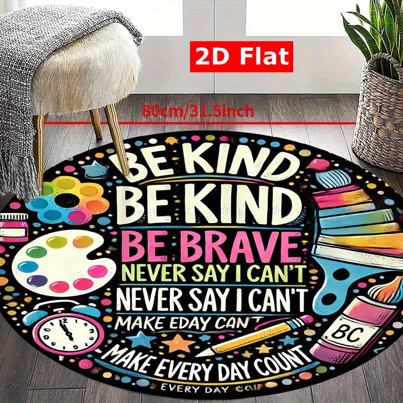 Be Kind Be Brave Motivational  - đánh giá và giá School Kids Education Quotes