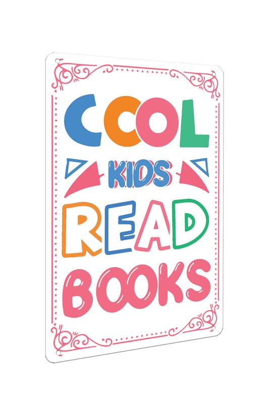 Cool Kids Read Books Metal Sig - đánh giá và giá School Kids Education Quotes