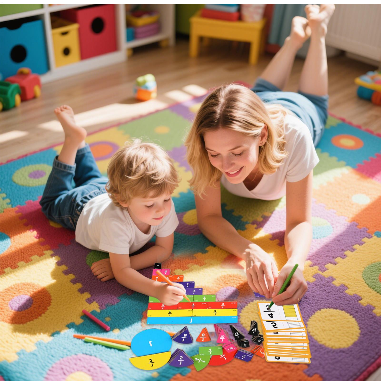 Fraction Manipulatives Educati - đánh giá và giá Math Manipulative Set