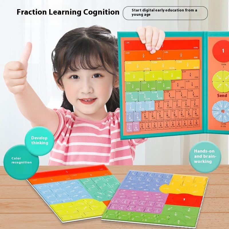 1 Set Kids Magnetic Fraction T - đánh giá và giá Math Manipulative Set