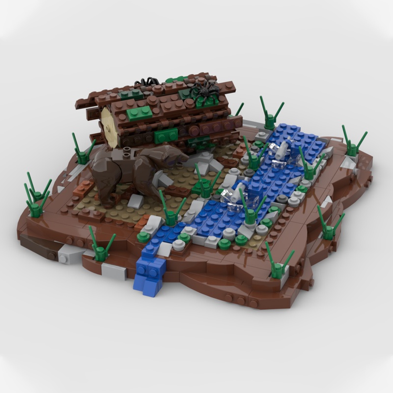 558pcs MOC Bear Fish Hunter Di - đánh giá và giá Kids Hunter Education