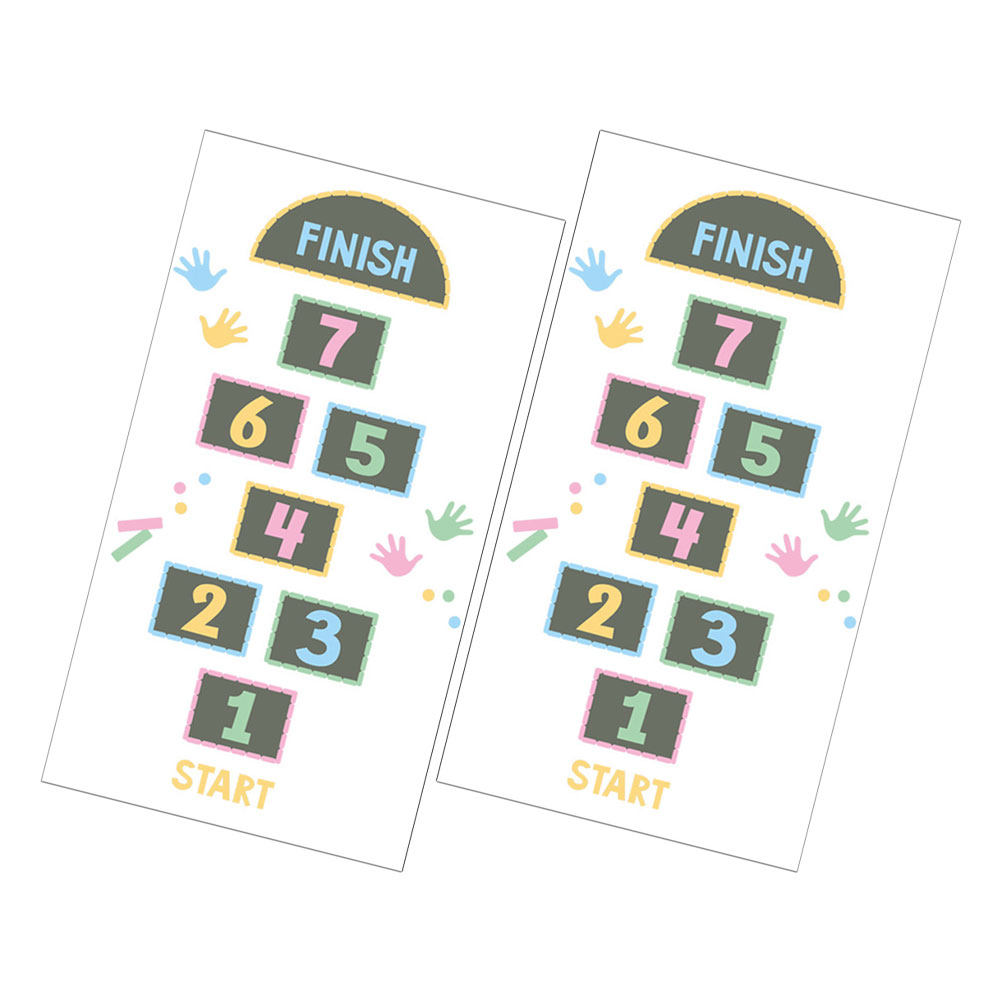 2Pcs Hopscotch Number Kids Sti - đánh giá và giá Kids Education Wallpaper
