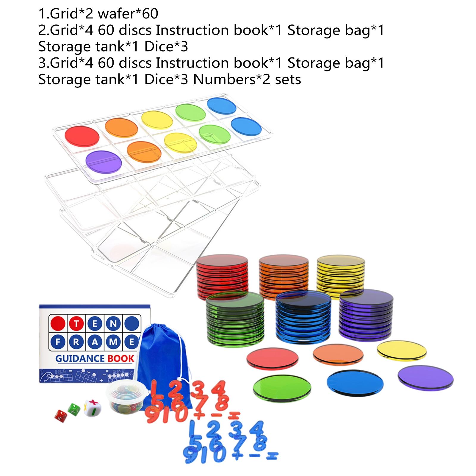 Ten-Frame Set for Classroom an - đánh giá và giá Math Manipulative Set