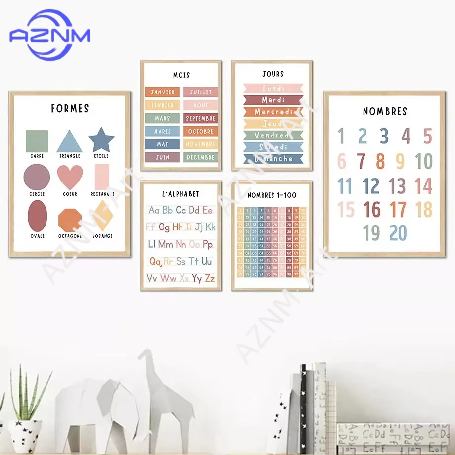1PC ，English French Number Alp - đánh giá và giá Kids Educational - Alphabet Numbers & More