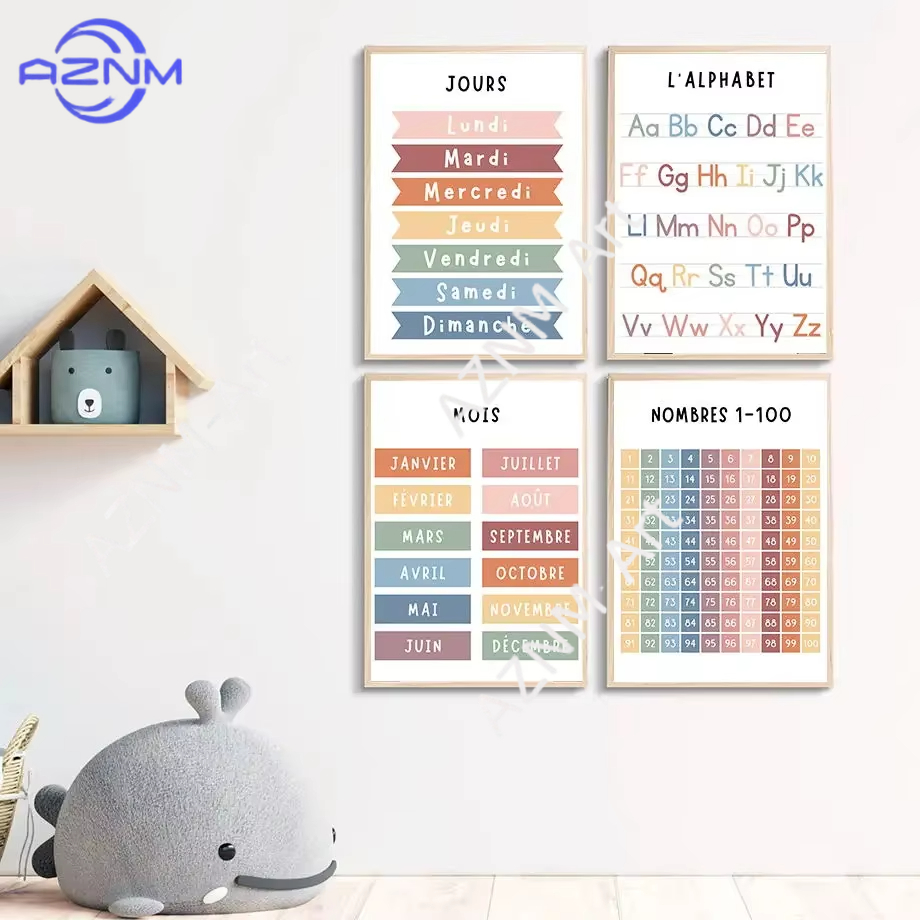 1PC ，English French Number Alp - đánh giá và giá Kids Educational - Alphabet Numbers & More