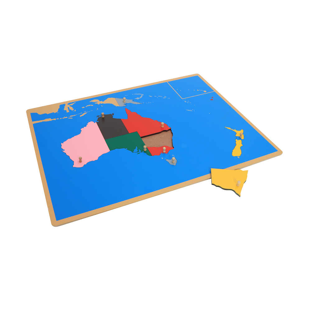 Wood Puzzle Map of Australia M - đánh giá và giá Kids Education In Australia