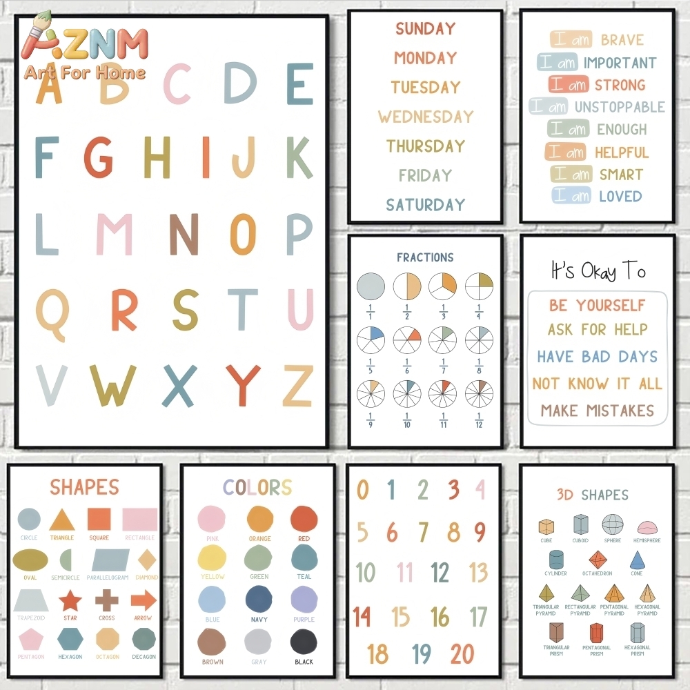 AZNM Educational Alphabet Numb - đánh giá và giá Kids Educational - Alphabet Numbers & More