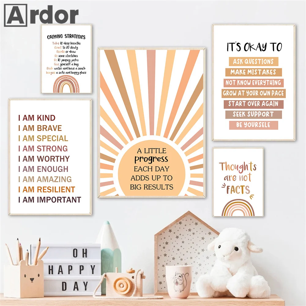 Alphabet Number Rainbow Poster - đánh giá và giá Kids Educational - Alphabet Numbers & More