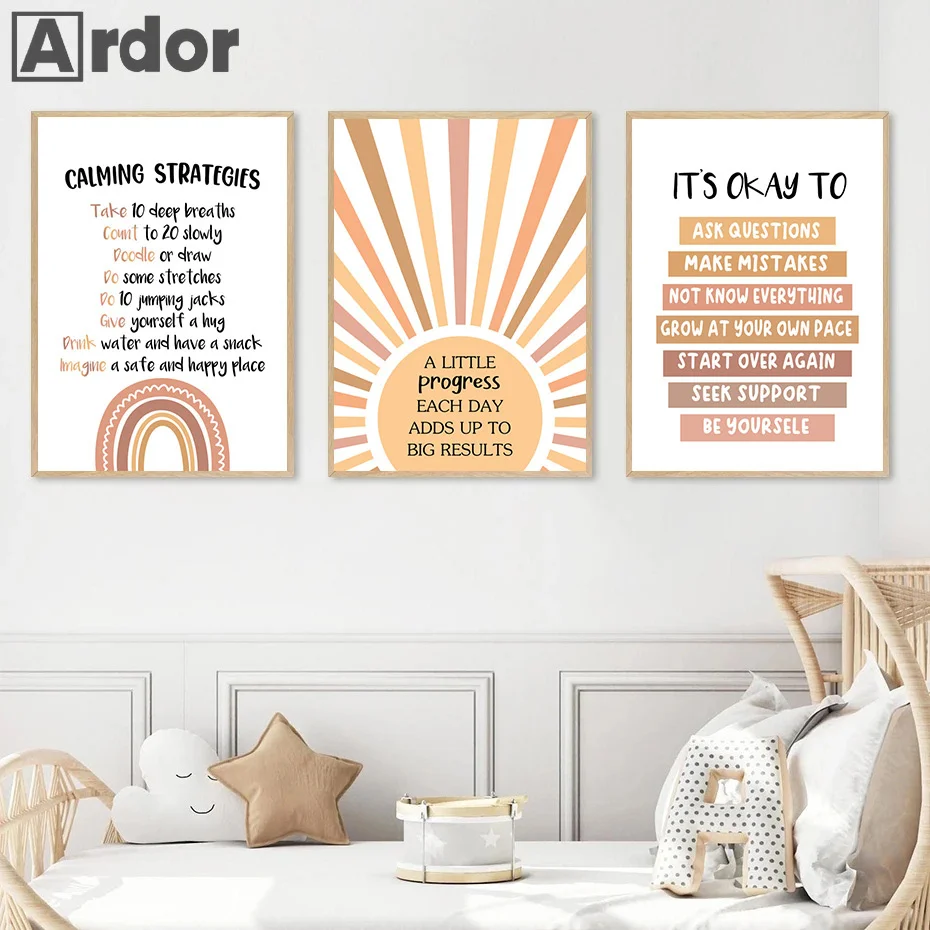 Alphabet Number Rainbow Poster - đánh giá và giá Kids Educational - Alphabet Numbers & More