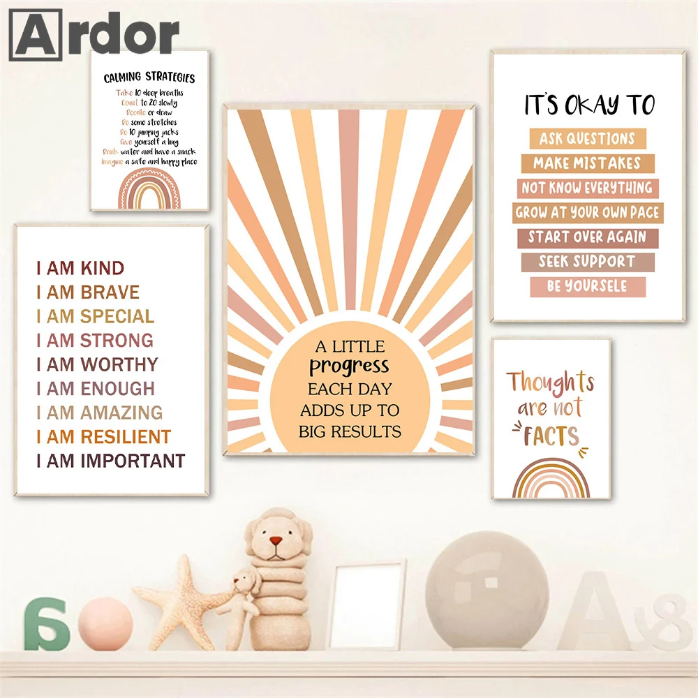 Alphabet Number Rainbow Poster - đánh giá và giá Kids Educational - Alphabet Numbers & More