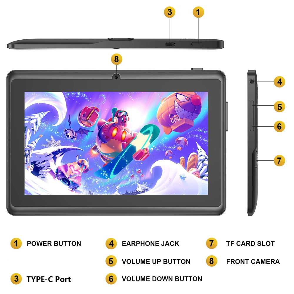 Hot Sales 7 Inch Kids Tablet Q - đánh giá và giá Japanese Kids Education