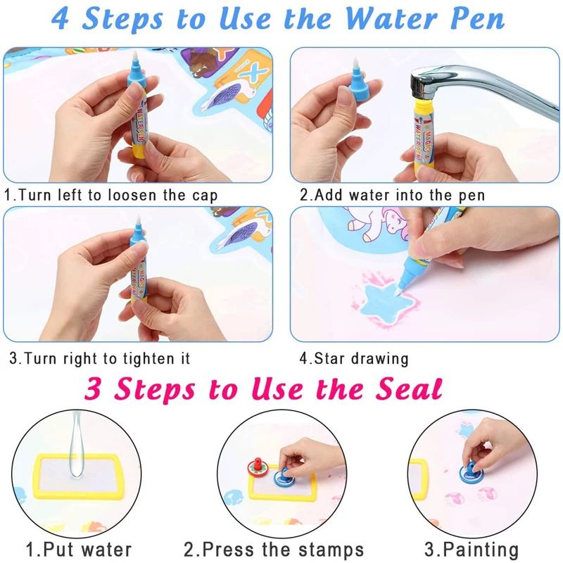Coolplay Magic Water Drawing M - đánh giá và giá Drawing Projector Kids