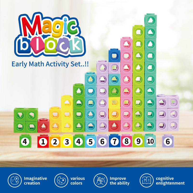 Digital Building Blocks 1-10 M - đánh giá và giá Math Manipulative Set
