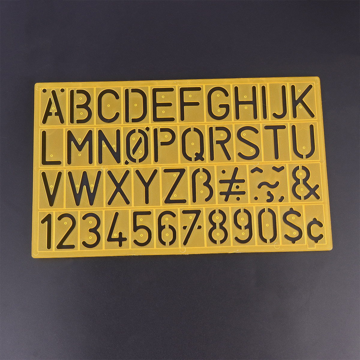 4Pcs Plastic Graffiti Rulers A - đánh giá và giá Kids Educational - Alphabet Numbers & More
