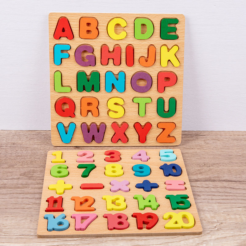 Wooden Alphabet Puzzle Board N - đánh giá và giá Kids Educational - Alphabet Numbers & More