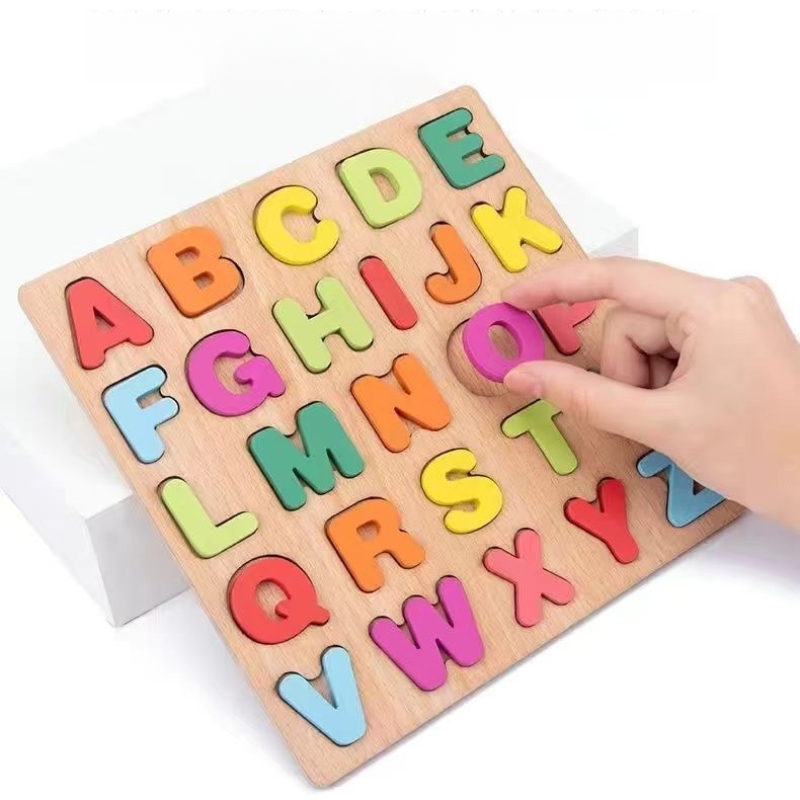 Wooden Alphabet Puzzle Board N - đánh giá và giá Kids Educational - Alphabet Numbers & More