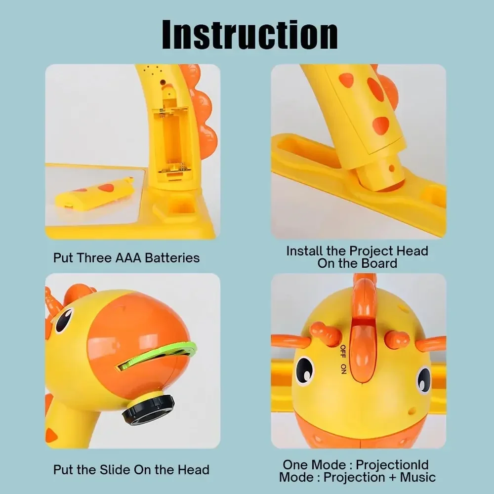 LED Projector Board Giraffe Ha - đánh giá và giá Drawing Projector Kids
