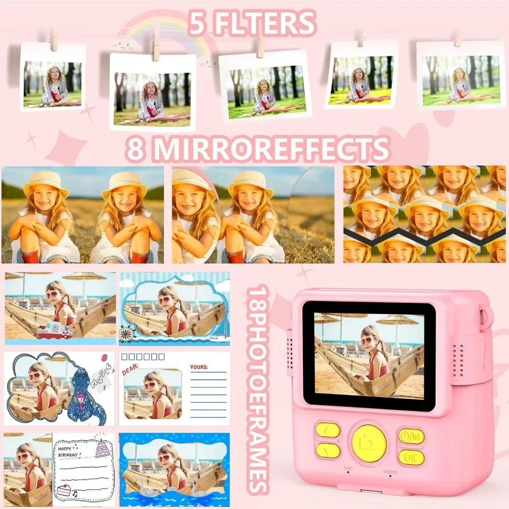 Instant Print Camera for Kids, - đánh giá và giá Japanese Kids Education