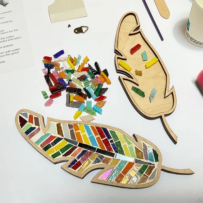 DIY Mosaic Coaster Colored Fea - đánh giá và giá Kids Educational Resources