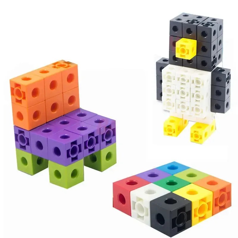 Math link Cubes Set of 100 Cub - đánh giá và giá Math Manipulative Set