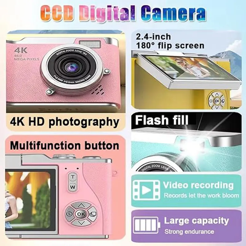 4K Digital Camera 48MP Photogr - đánh giá và giá Japanese Kids Education