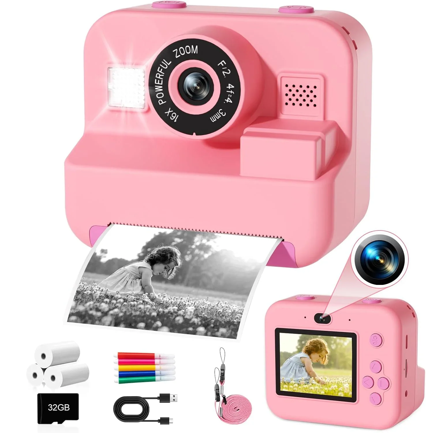 Digital Children Camera, Insta - đánh giá và giá Japanese Kids Education