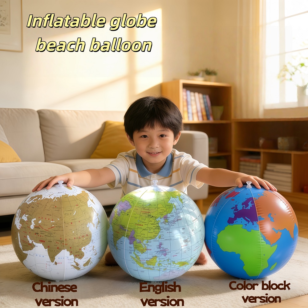 30cm Inflate Globe Beach Ball  - đánh giá và giá Educational Globe For Kids