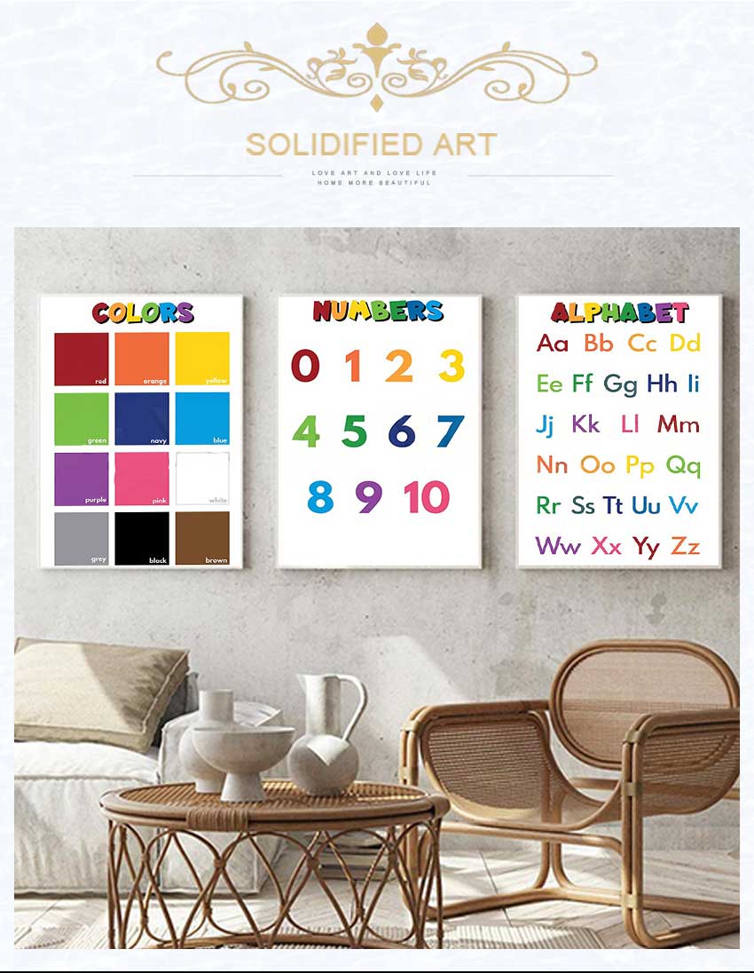 1pc frameless Kids Educational - đánh giá và giá Kids Educational - Alphabet Numbers & More