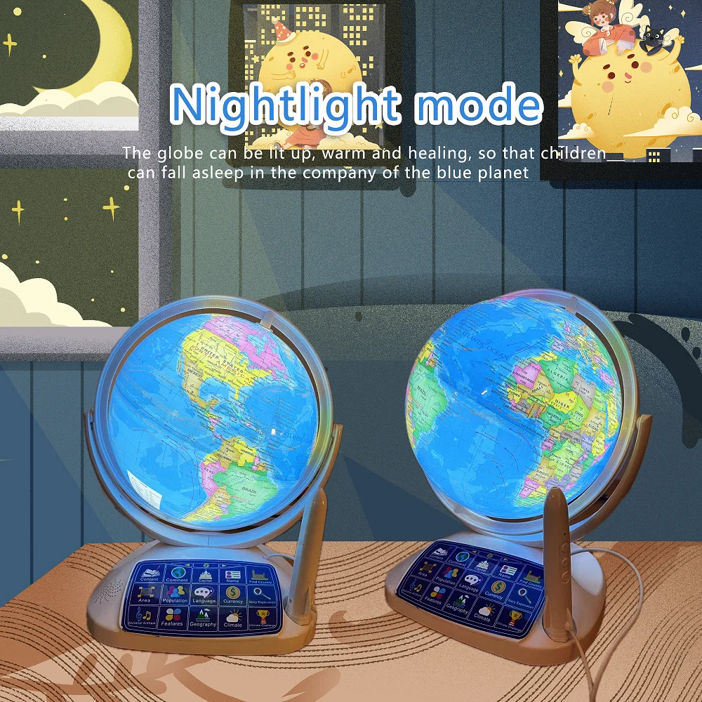 AR Interactive Smart Globe Kid - đánh giá và giá Educational Globe For Kids